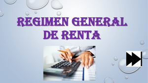 Régimen General de Renta: Obligaciones Tributarias en Perú
