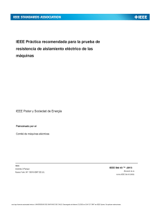 IEEE Std 43: Prueba de Resistencia de Aislamiento