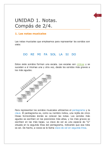 Notas Musicales: Compás 2/4 y Figuras Rítmicas