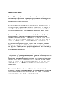 Descartes y la Tabla de Dios: Filosofía y Existencia