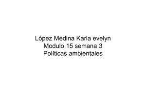Políticas Ambientales y Leyes: Tarea Escolar