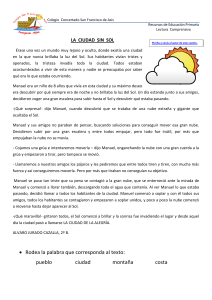 La Ciudad sin Sol: Lectura Comprensiva Primaria