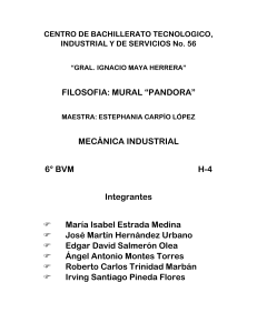 Mural Pandora: Filosofía y Conciencia Ambiental en Bachillerato