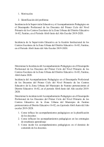 Supervisión Educativa y Desempeño Docente en Fantino