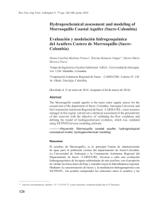 Morrosquillo Aquifer: Hydrogeochemical Assessment & Modeling