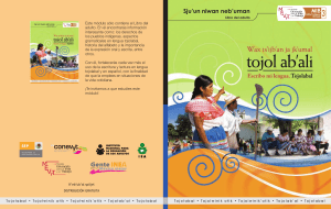 Libro del Adulto: Escribo mi Lengua Tojolabal