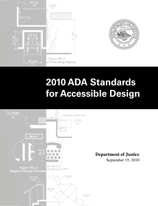 2010 ADA Standards for Accessible Design