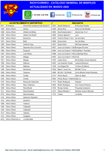 Catalogo Rickycorreo de Secuencias, Midifiles y Karaoke