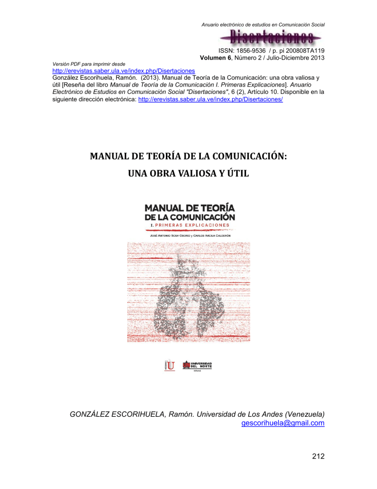 Dialnet ManualDeTeoriaDeLaComunicacion 5626838
