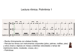 Lectura Rítmica y Polirritmia: Ejercicios Musicales