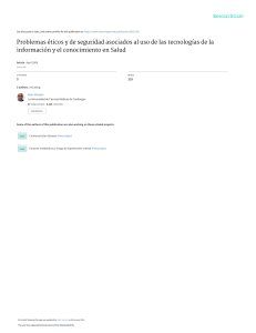 Ética y seguridad en TIC de la salud