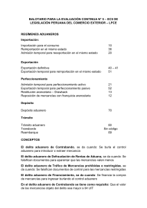 Legislación Peruana Comercio Exterior: Balotario EC5