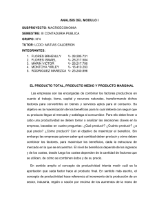 analisis producto total