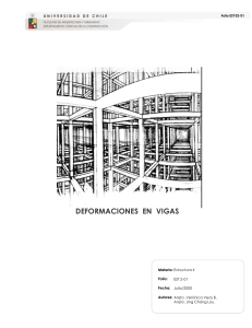 Deformaciones en Vigas: Apuntes de Estructura II
