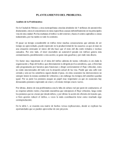 Semaforización Inteligente en CDMX: Planteamiento del Problema