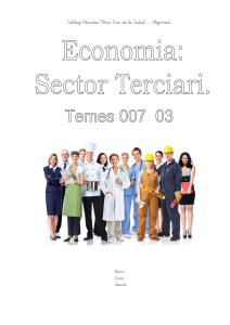 Economía: Sector Terciario - Ejercicios y Conceptos Clave