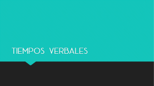 Tiempos verbales
