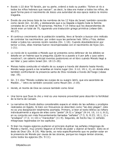 Éxodo: Notas de Estudio Bíblico | ElHijodeDios.com