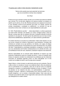 13 Pautas para Cuidar el Alma en Aislamiento Social