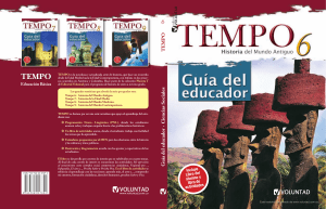 Tempo 6: Guía del Educador - Historia Mundo Antiguo