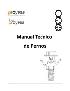 Manual Técnico de Pernos: Guía Completa