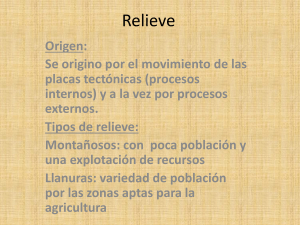 Relieve: Origen, Tipos y la Cordillera de los Andes