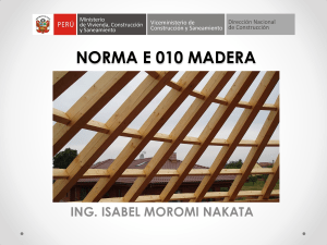 Norma E 010 Madera: Diseño y Construcción en Perú