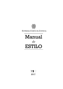 Manual de Estilo SCJ: Guía para Documentos Legales