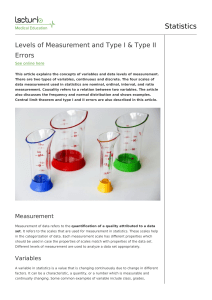 levels-of-measurement-and-type-i-type-ii-errors 2