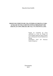 Interface Digital para Apraxia de Fala Infantil: Projeto de Design