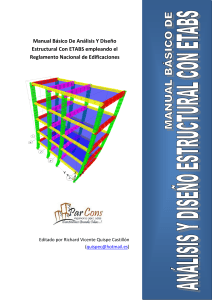 Manual ETABS: Análisis y Diseño Estructural RNE