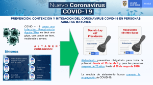 COVID-19: Prevención en Adultos Mayores - Guía Colombia