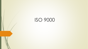 ISO 9000: Gestión de Calidad y Normas