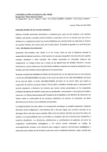 Comunicado Salesiano: Medidas y Descuentos en Pensiones