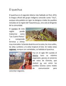 El Quechua: Idioma Inca y su Historia en Perú