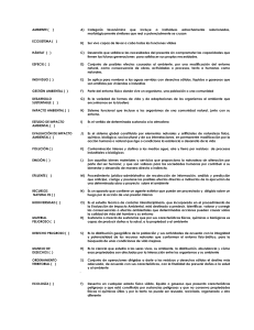 Ciencias Ambientales: Definiciones Clave