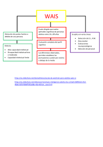 WAIS: Evaluación Cognitiva para Adultos
