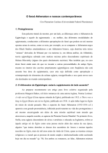 Akhenaton: Egiptologia e Apropriações Contemporâneas