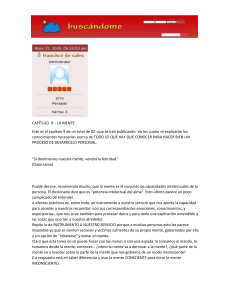 La Mente: Consciente vs. Inconsciente y Desarrollo Personal