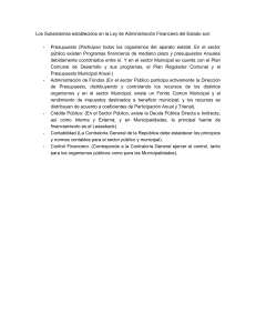 Subsistemas de la Administración Financiera Estatal