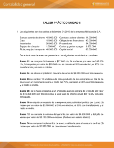 Taller Contabilidad: Niñolandia S.A. Enero 2017
