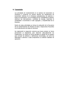 Mantenimiento de Transmisión Eléctrica: Confiabilidad y Optimización