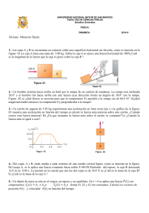 Problemas de Dinámica: Física Universitaria