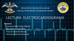 EXPOSICION DE FISIOLOGIA - LECTRURA DE EKG