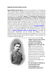 Biografía de Daniel Alcides Carrión