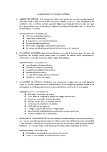 Componentes del Control Interno: Guía Detallada