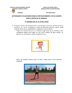 Guía de Ejercicios Terapia Física para Niños