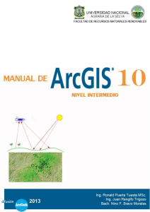 Manual ArcGIS 10 Intermedio: Teledetección y Análisis de Cuencas