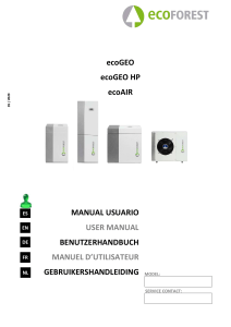 ecoGEO Warmtepomp Gebruikershandleiding