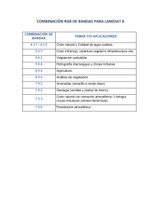 Combinaciones RGB Landsat 8: Guía de Aplicaciones